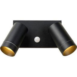 Lucide - Spot mural - 2xGU10 - Noir taylor