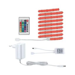 Kit de Strips cob SimpLED 3m rgb 22W 230/12V dc Blanc Métal