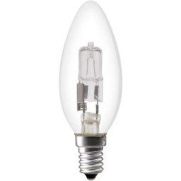 Lampe halogène classic eco 230V 28W E14 flamme Sylvania 0023740 - Transparent