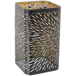 Abat-jour en Fer Forgé Creux Moderne Couvercle de Lampe de Table Détachable pour Support de Lampe