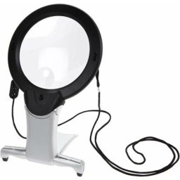 Loupe Broderie Tour Cou: Loupe de Lecture Lumineuse X2 et X6Grossissante Eclairante led Mains