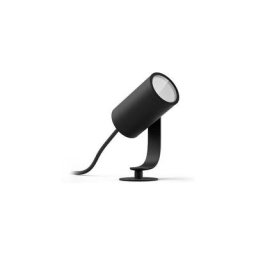 Philips - Hue White & Color Ambiance lily, extension 1 Spot 8W - Anthracite, fonctionne avec Alexa,
