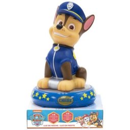 Kids Licencing - Veilleuse 3D - Pat'Patrouille - Chase - Bleue - 23 cm