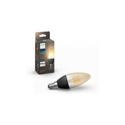 Philips Hue White, ampoule LED connectée Filament flamme E14, compatible Bluetooth, fonctionne avec