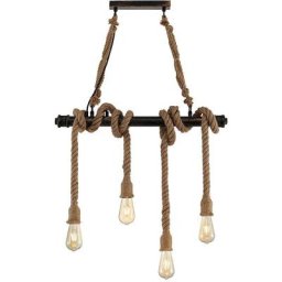 Lindby - Suspension à intensité variable 'Hajo' en métal pour salon & salle à manger - noir, doré