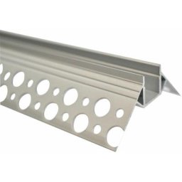 Profilé d'intégration en aluminium pour placoplâtre pour angle extérieur - Ruban led jusqu'à 10 mm