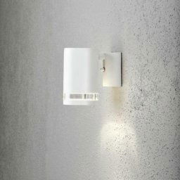 Konstsmide Modena Applique murale simple extérieure moderne blanche, transparente, IP44