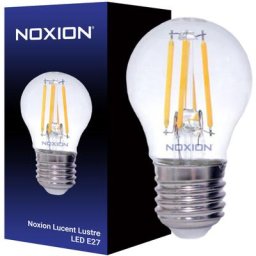 Lucent Lustre led E27 Boule Filament Claire 4.5W 470lm - 827 Blanc Très Chaud Dimmable - Équivalent
