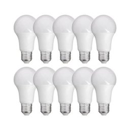Xanlite - Lot de 10 Ampoules led A60, culot E27, 11W cons. (75W eq.), lumière blanc chaud