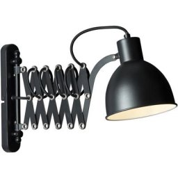 Applique Murale Brilliant Sandra Noire E14 - Noir mat