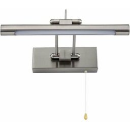 Tumalagia - Applique Murale Salle de Bain led avec Interrupteur à Tirette Miroir Réglable IP44