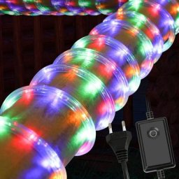 Tuyau lumineux led Chaîne de lumière Tuyau lumineux Party Light Garden multicolore-20m - coloré