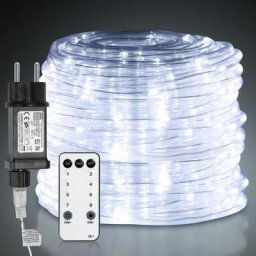 Led Tuyau lumineux extérieur/intérieur Mariage Décor Chaîne lumineuse Lampe Tuyau lumineux Blanc
