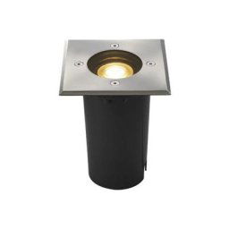 Spot encastré extérieur de sol carré Solasto inox 304 GU10 6W IP67