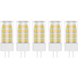 5X G4 Lampe led 5W Ampoule Lampe 51 smd 2835LEDs Blanc Chaud 3000K Ampoule led 500LM Équivalent à