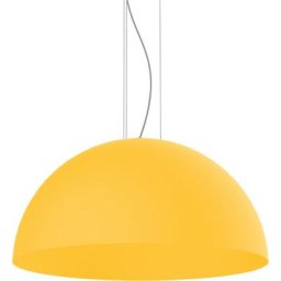 Lumicom - cassis Suspension, 1XE27, max 42W, métal, jaune, D80cm 80 Jaune - ral 1018 - Jaune - ral