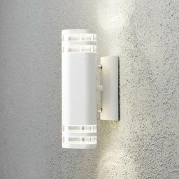 Konstsmide Lighting - Konstsmide Modena Applique murale double extérieure moderne Up Down Blanc,