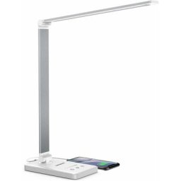 Lampe de Bureau led Contrôle Tactile Protection des Yeux avec Port usb - (Argent) Lampe de Bureau