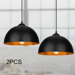 2x Suspension LuminaireLampe à suspendre Abat-jour Éclairage industriel Lampe à suspendre Lumière