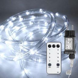 Led Tuyau lumineux extérieur/intérieur Mariage Décor Chaîne lumineuse Lampe Tuyau lumineux Blanc