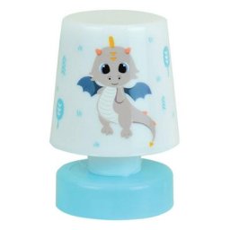 Cijep - Veilleuse poussoir multicolore Léon le Dragon - 11.5 cm