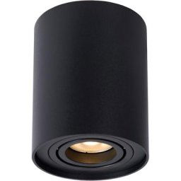 Spot plafond - 1xGU10 - Noir Lucide tube