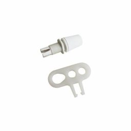 Tibelec - Chape de suspension plastique, blanc