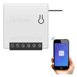 Interrupteur WiFi Compatible avec Interrupteur Conventionnel Sonoff Mini R2 10A Blanc - Blanc