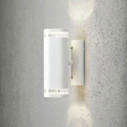 Konstsmide Lighting - Konstsmide Modena Applique Murale Extérieure Moderne Up Down Double Blanc