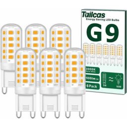 6 pcs lumière chaude G9 perles de lampe led broche petite ampoule G4 haute luminosité source de
