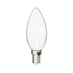 Ampoule Filament led Flamme Opaque, culot E14,470 Lumens, conso. 4W (eq. 40W), 2700K, Blanc chaud