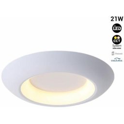Plafonnier LED FAX - CCT 3000K - 4000K - 21W Blanc - Blanc