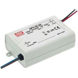Mean Well - Driver led APV-35-12 36 w 12 v 3000 mA tension constante