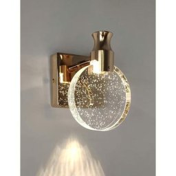 Lampe murale en cristal appliquée, lampe murale intérieure de luxe de style nordique, lampe murale