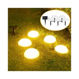 Lampe led Solaire Créative en Forme de Demi-Boule Imperméable, Luminaire Décoratif d', Idéal pour