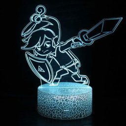 Veilleuse Veilleuse pour la légende de Zelda - Illusion 3D - Lampe de bureau à led tactile - 16