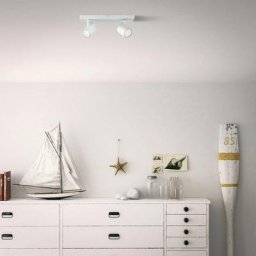 Runner 5309231P0 Spot de plafond led GU10 7 w blanc S049231 - Philips