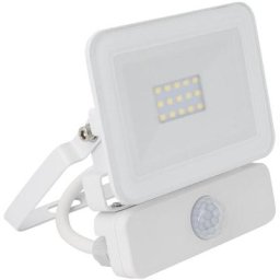 Projecteur led Slim Crystal 120lm/W 10W IP65 avec Détecteur de Présence pir Blanc Neutre 4500K