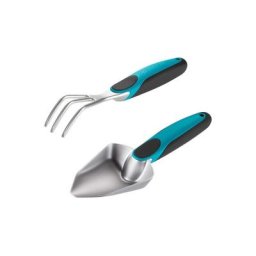 Kit petits outils de jardinage : Griffe à fleurs + Transplantoir (8974-20) - Gardena