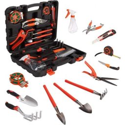 12 Pcs Outils de Jardinage en Acier Inoxydable avec Poignée Antidérapante, kit Jardinage pour