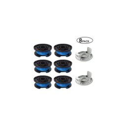 8Pack Bobine Fil Coupe Bordure pour Ryobi One + AC14RL3A 18v 24v 40v Coupe Bordures, 2mm Bobine de
