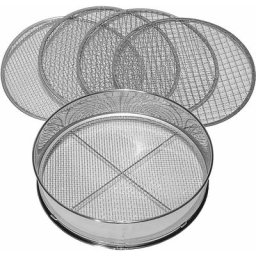 5000, Tamis de Jardin 5en1, 5 Inserts interchangeables ø 3,5,8,10,12 mm de Finesse, passoire pour
