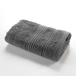 1001kdo Hygiene&beaute - Serviette de toilette invite 30 x 50 cm Tendresse anthracite