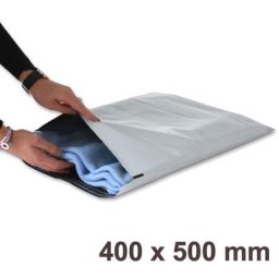 Enveloppebulle - Lot de 50 Enveloppes plastiques blanches opaques FB06 - 400x500 mm