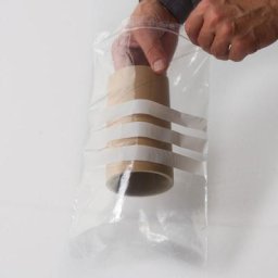 Enveloppebulle - Lot de 1000 Sachets plastiques à fermeture zip 200x300mm + 3 bandes blanches