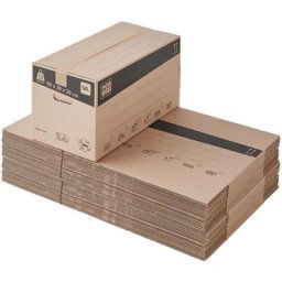 Lot de 40 cartons de déménagement 54L - 60x30x30 cm - Made in France - 70% fsc certifé Pack And Move