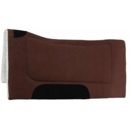 Noir - Selle western avec garrot façonné en toile et fourrure synthétique avec renforts en cuir