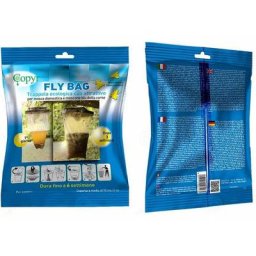 Fly bag Piège écologique avec attractif alimentaire pour les mouches domestiques et les mouches à