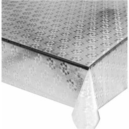 Nappe Transparente Moderne Résistante aux Taches Plastifié Couverture de Table en Pvc Brillant