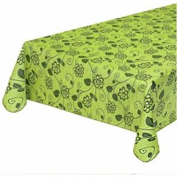 Nappe de cuisine Résistante aux taches Bordée Couverture de table En coton plastifiè Fleurs